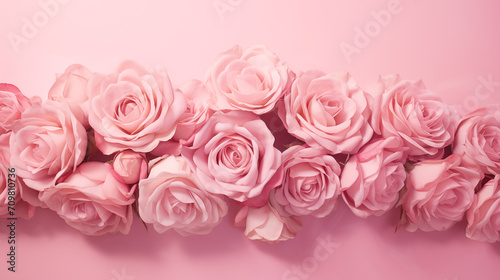  Pink rose flowers for background