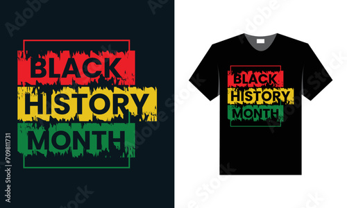 best typography t shirt design for black history month