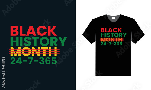 best typography t shirt design for black history month