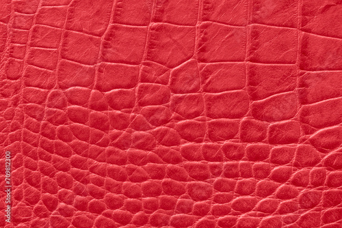 Genuine leather texture background, crocodile skin print