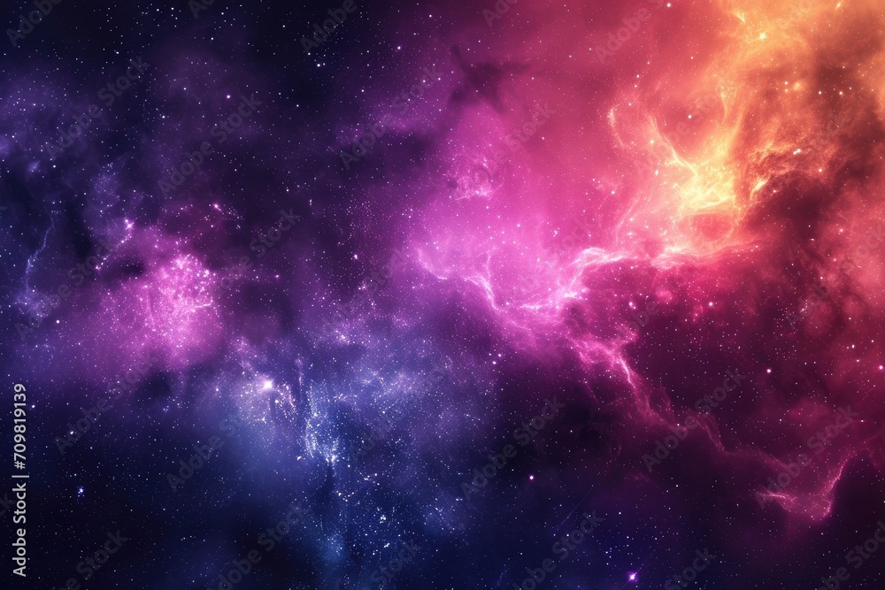 Naklejka premium Dazzling astronomical backdrop