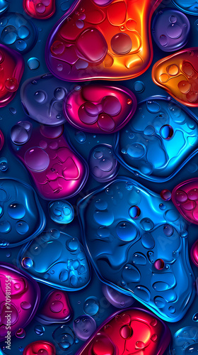 Abstract colored background of colored crystals