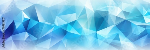 Triangular shards in cool tones with blurred edges pattern design