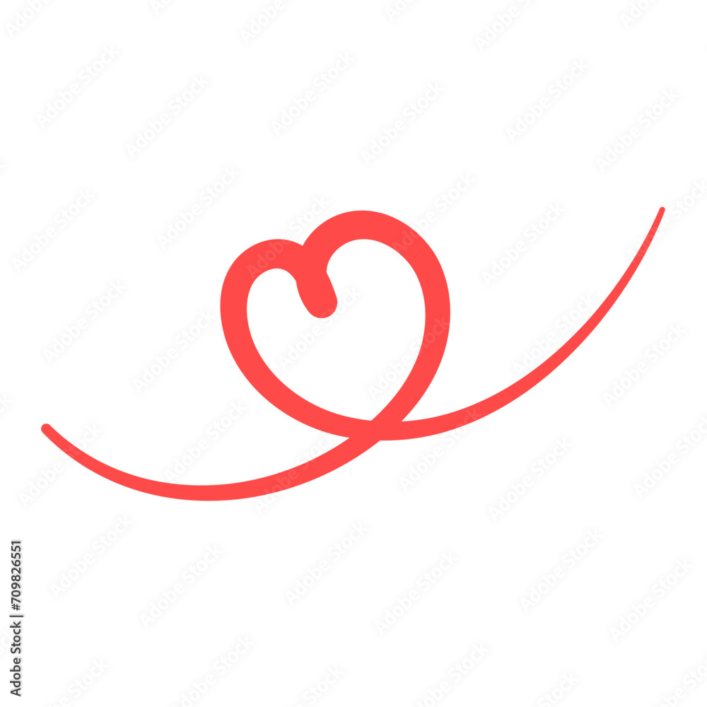 Heart vector shape clipart element. Valentine's Day romantic symbol illustration design Heart vector shape clipart element. Valentine's Day romantic symbol illustration design