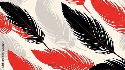 bird feathers background pattern, banner, wings background picture, seamless background