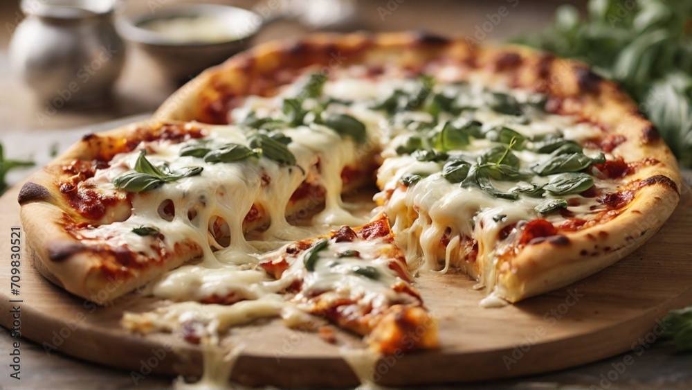 Showcase the allure of melted cheese. Whether it's the stretchiness of melted mozzarella on a pizza or the gooey goodness of a cheese pull, focus on the cheese's transformative quality.
- Generative Showcase the allure of melted cheese. Whether it's the stretchiness of melted mozzarella on a pizza or the gooey goodness of a cheese pull, focus on the cheese's transformative quality.
- Generative