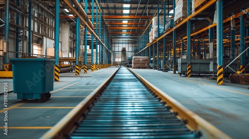 The Stark Reality of an Abandoned Warehouse in Economic Decline.