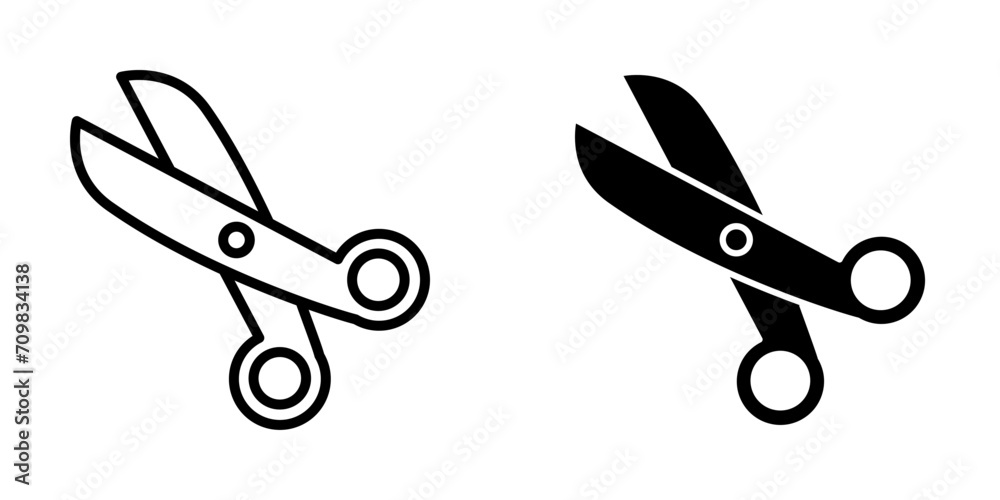 Fototapeta premium Scissor icon