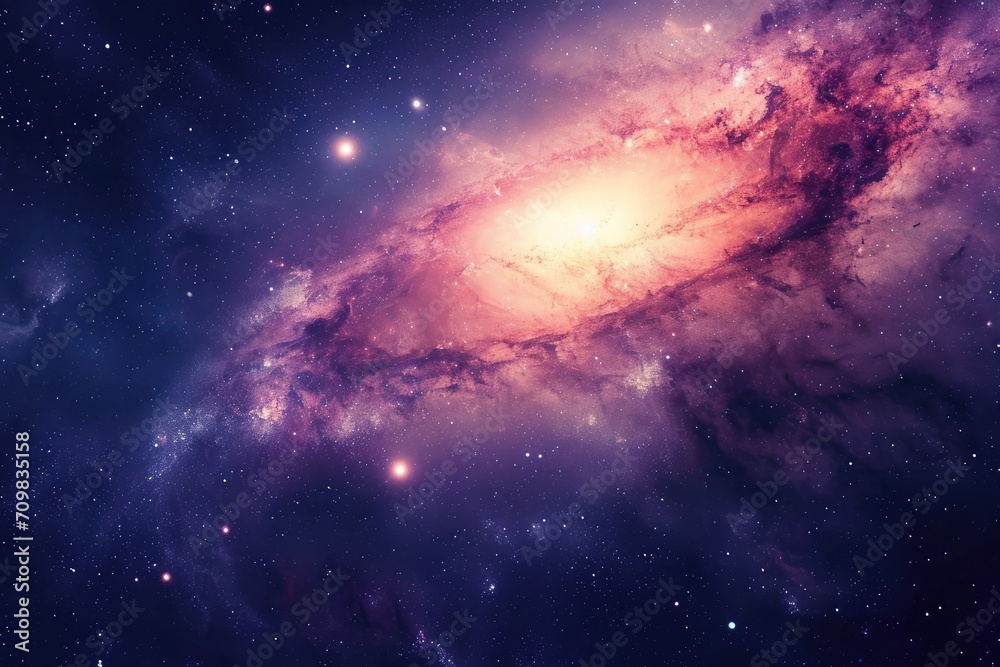 Fototapeta premium Spectacular space canvas