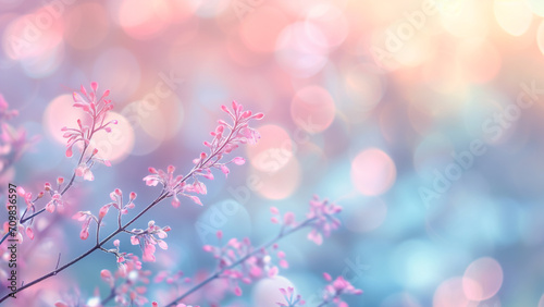 Serenity in Softness: Tranquil Bokeh Background