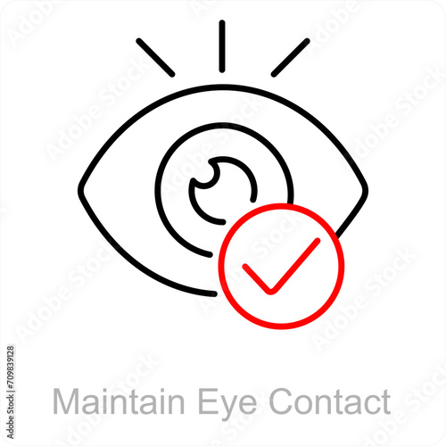 Maintain eye contact