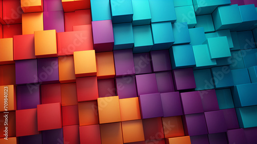 A colorful background with a rainbow-colored box   Rainbow Prism Trapped in a Box