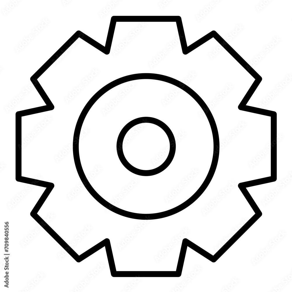 Settings icon vector image. Can be used for User Interface. Settings icon vector image. Can be used for User Interface.
