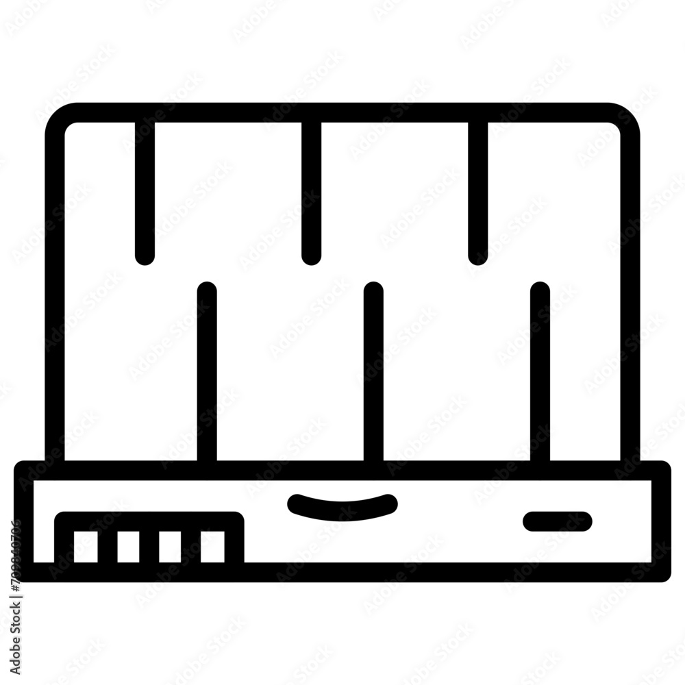 Gaming Laptop icon vector image. Can be used for Gaming Ecommerce. Gaming Laptop icon vector image. Can be used for Gaming Ecommerce.