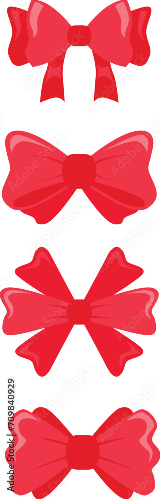 Red Bow Ribbon Package Gift Red Bow Ribbon Package Gift