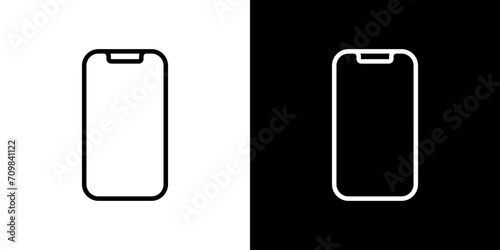 シンプルなスマートフォンアイコン
