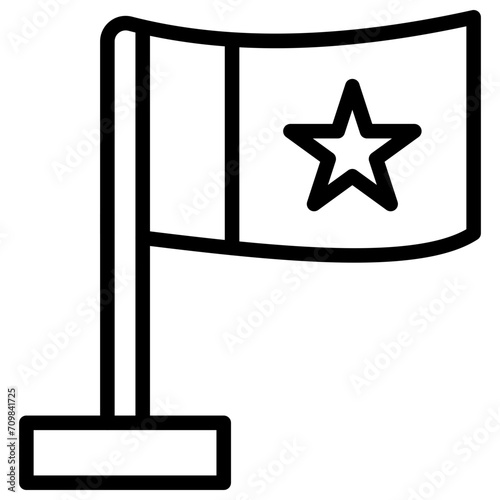 Flagship icon vector image. Can be used for Game Design.