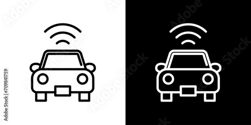 シンプルな車アイコン