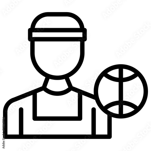 Gamer icon vector image. Can be used for Game Design.