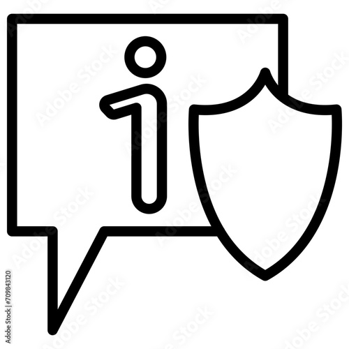 Information Coverage icon vector image. Can be used for Public Relations Agency.