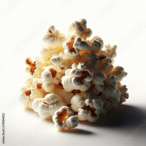 popcorn isolated on a white background