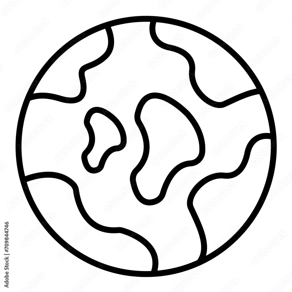 Globe icon vector image. Can be used for User Interface.