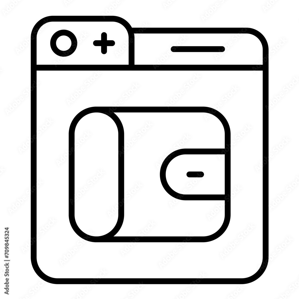 Wallet icon vector image. Can be used for Web Store. Wallet icon vector image. Can be used for Web Store.