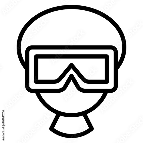 Headgear icon vector image. Can be used for Battle Royale.