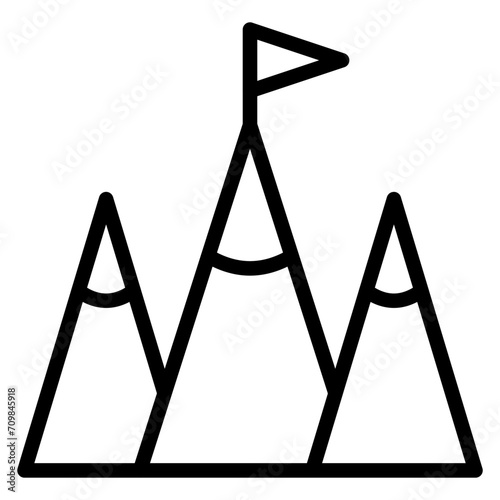 Mission icon vector image. Can be used for Battle Royale.