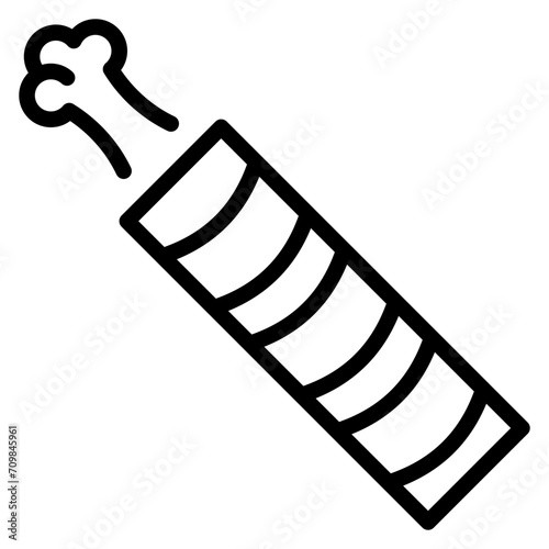 Suppressor icon vector image. Can be used for Battle Royale.