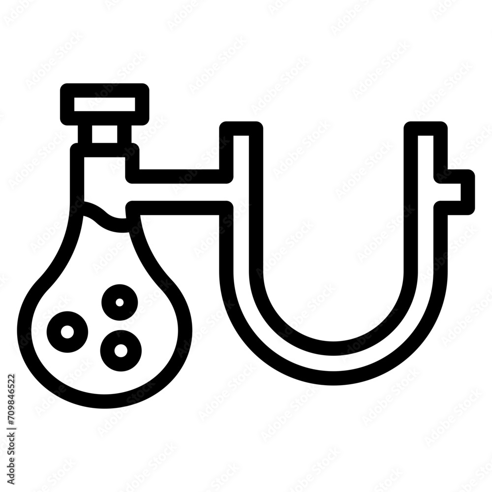U Tube icon vector image. Can be used for Science. U Tube icon vector image. Can be used for Science.