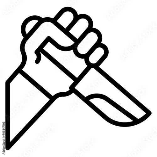 Killing icon vector image. Can be used for Prison.