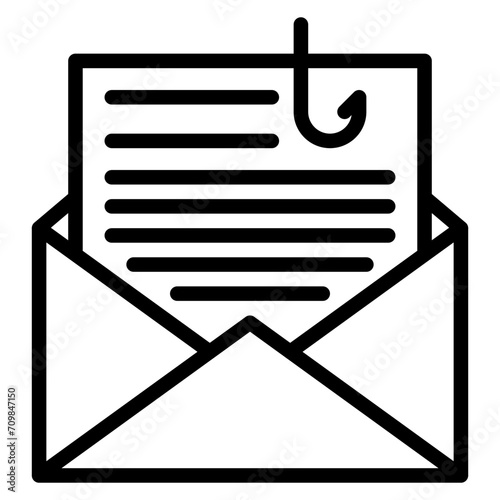 Phishing icon vector image. Can be used for Prison.