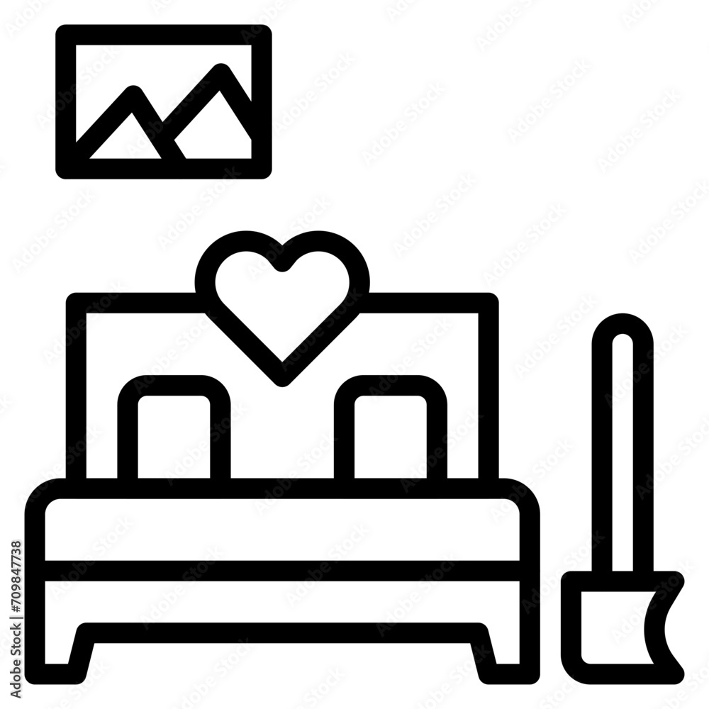 Cleaning Bedroom icon vector image. Can be used for Cleaning and Dusting. Cleaning Bedroom icon vector image. Can be used for Cleaning and Dusting.