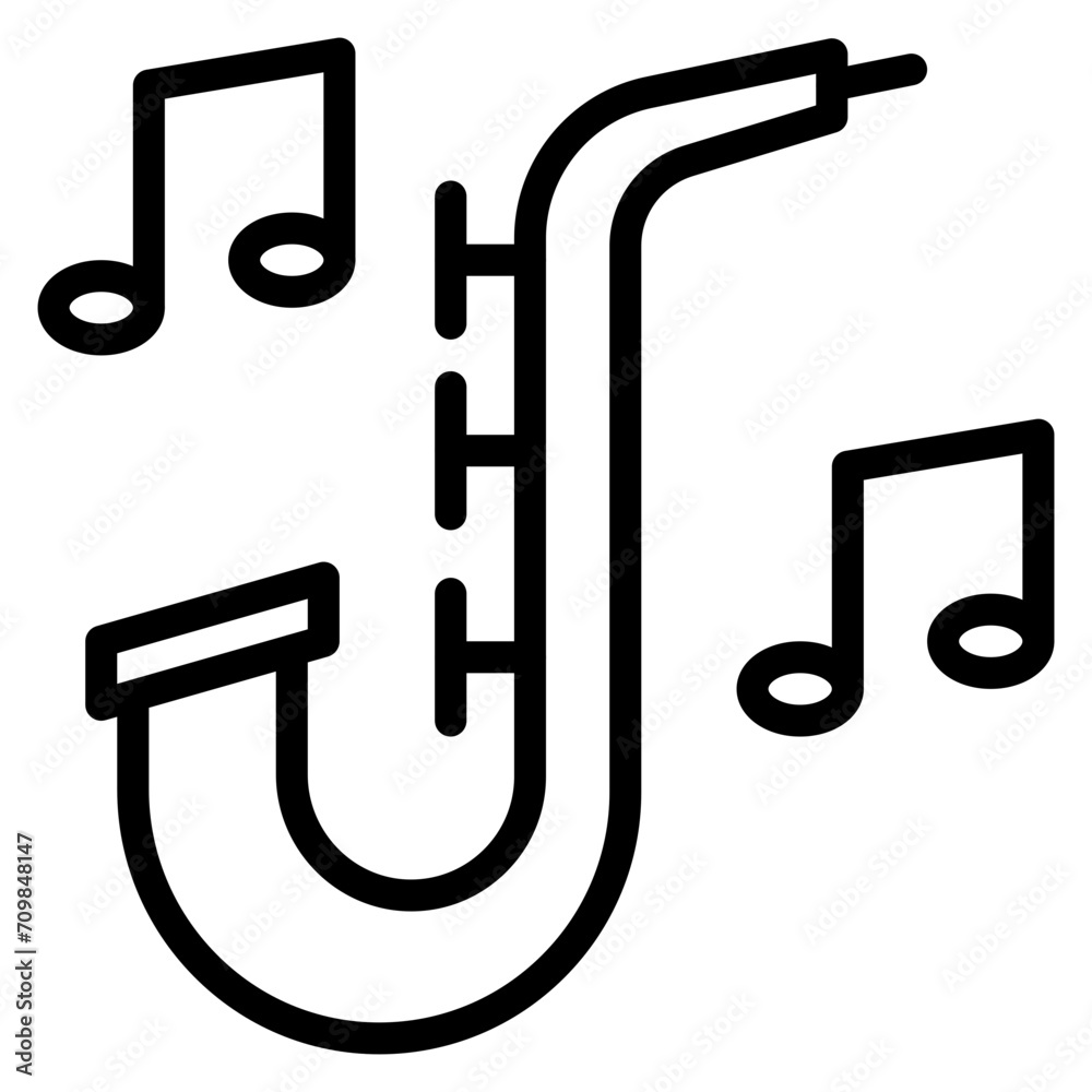 Jazz icon vector image. Can be used for Instrument. Jazz icon vector image. Can be used for Instrument.