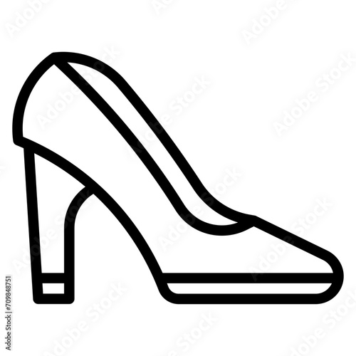 Heel icon vector image. Can be used for Luxury.