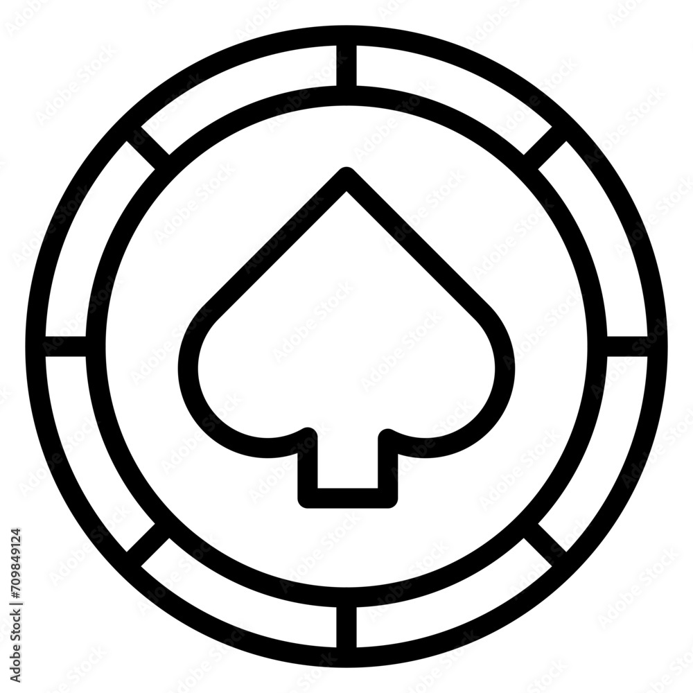 Poker Chips icon vector image. Can be used for Casino. Poker Chips icon vector image. Can be used for Casino.