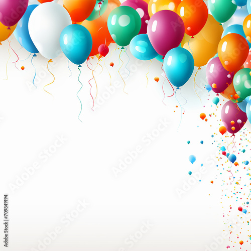 Balloon Birthday Background