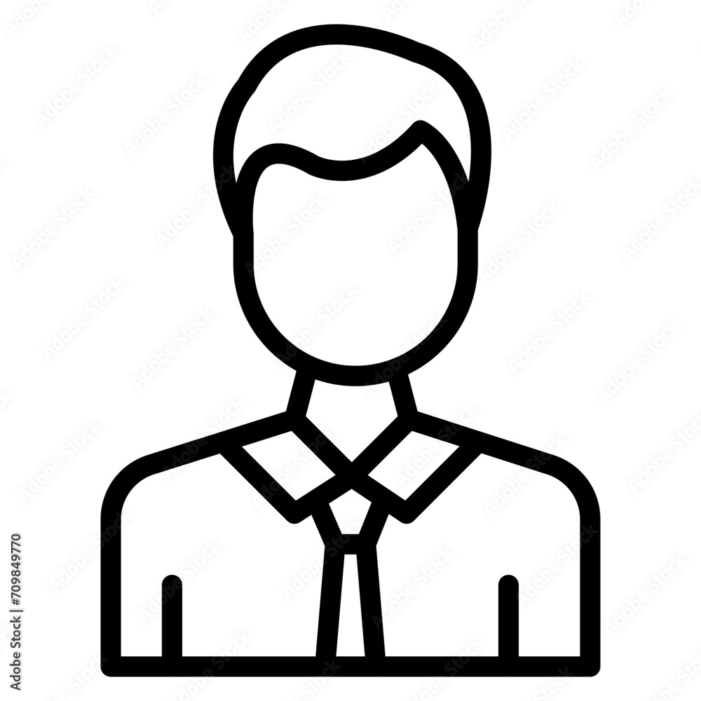 Social Worker Male icon vector image. Can be used for Psychology. Social Worker Male icon vector image. Can be used for Psychology.