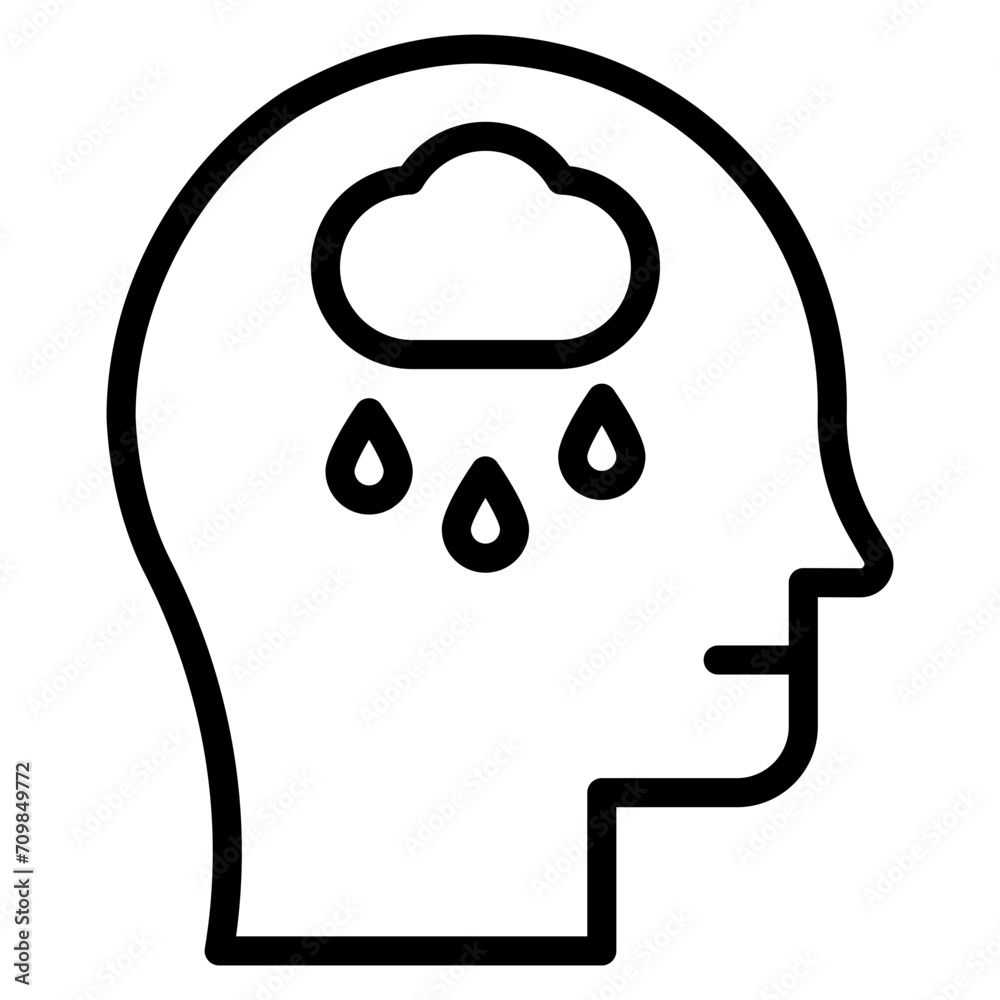 Psychotic Disorders icon vector image. Can be used for Psychology. Psychotic Disorders icon vector image. Can be used for Psychology.