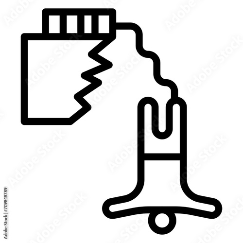 Bungee Jumping icon vector image. Can be used for Adventure.