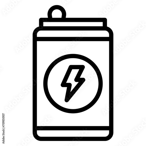Energy Drink icon vector image. Can be used for Nutrition.