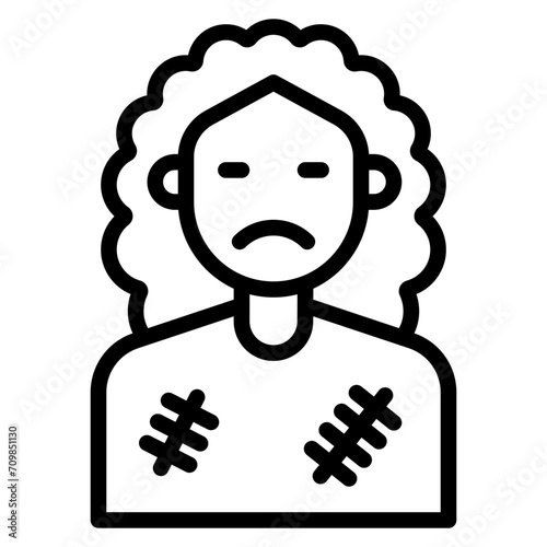 Beggar icon vector image. Can be used for Homeless.