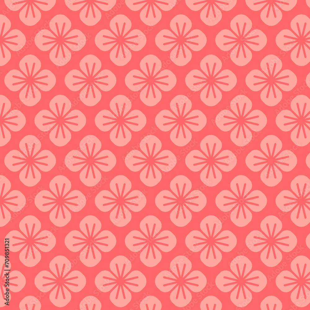 seamless pattern with pink flowers seamless pattern with pink flowers
