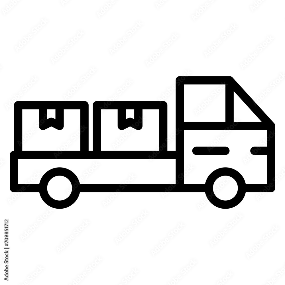 Supply icon vector image. Can be used for Supply Chain.