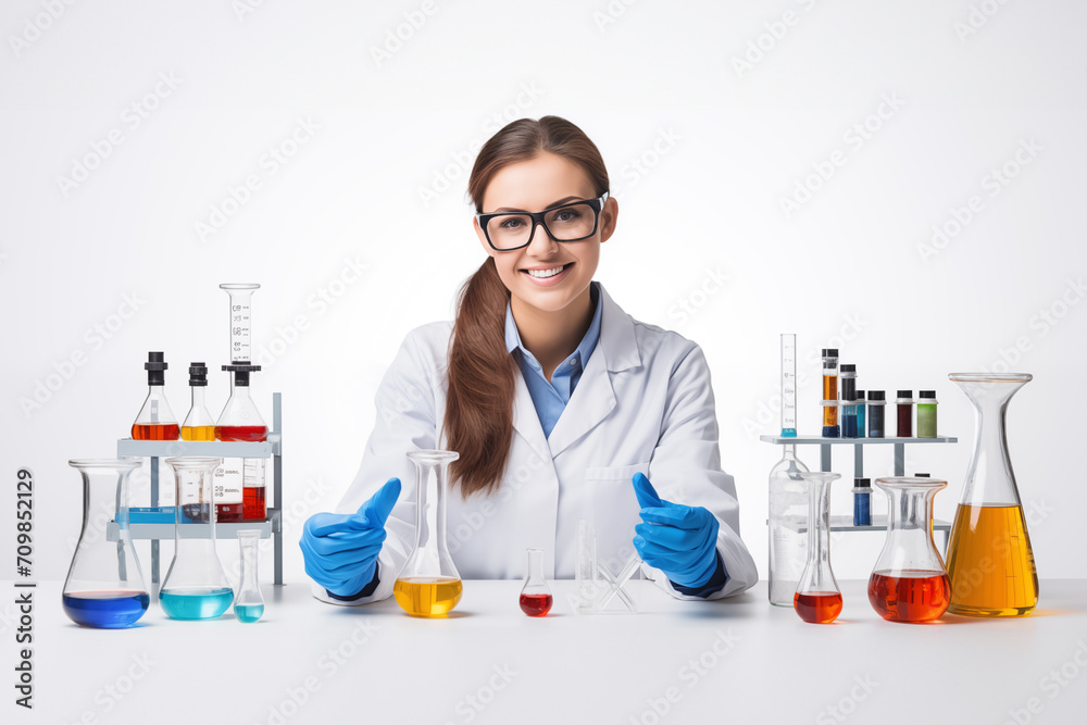 scientist working in laboratory scientist working in laboratory