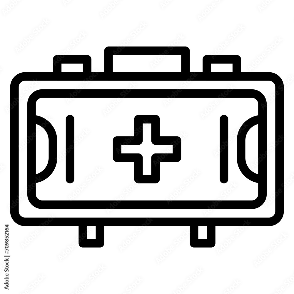 First Aid Kit icon vector image. Can be used for Shooting. First Aid Kit icon vector image. Can be used for Shooting.