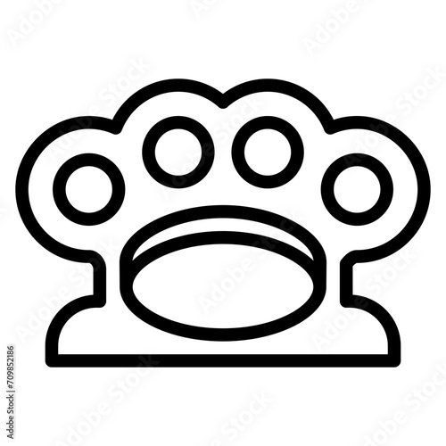 Knuckle icon vector image. Can be used for Shooting.