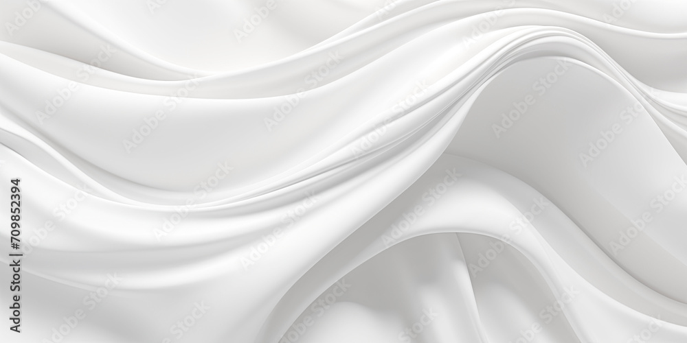 Abstract 3D Background, white grey wavy waves flowing liquid paint Abstract 3D Background, white grey wavy waves flowing liquid paint