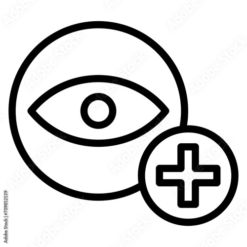 Animal Eye Care icon vector image. Can be used for Veterinary.